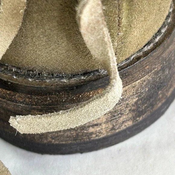 Free People Cambridge Wrap Leather suede Boots brown size 39 - Picture 12 of 16